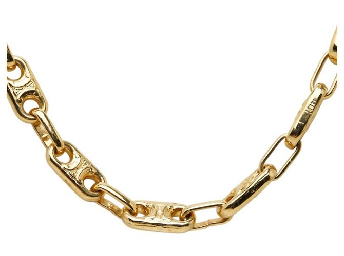 Céline Celine Macadam lange Halskette Golden - Ansicht 2