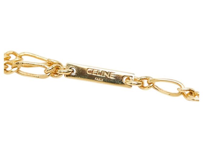 Céline Colar Cadeado Triomphe Celine Dourado - vista 5