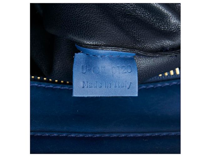 Céline Celine Luggage Mini Shopper Handbag Blue - view 12