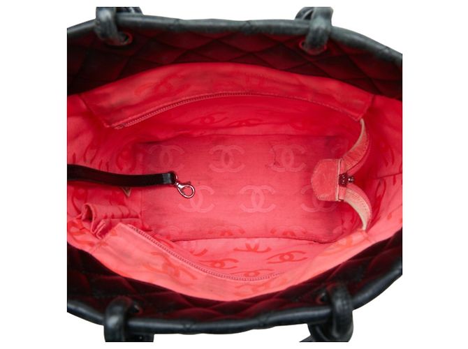 Bolso Tote Chanel Cambon Line Coco Mark Negro - vista 12