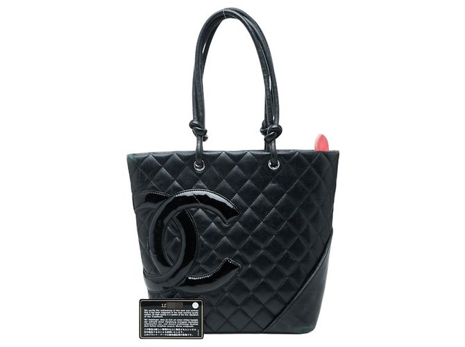 Bolso Tote Chanel Cambon Line Coco Mark Negro - vista 15