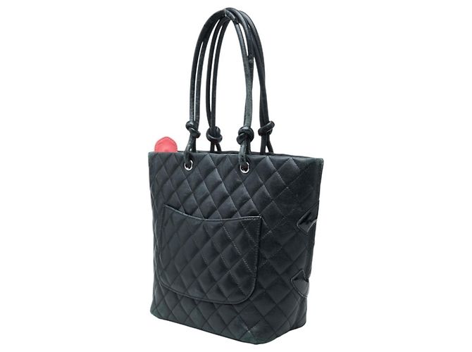 Bolso Tote Chanel Cambon Line Coco Mark Negro - vista 2