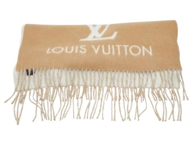 Bufanda Reykjavik Monogram Louis Vuitton Castaño Beige - vista 2