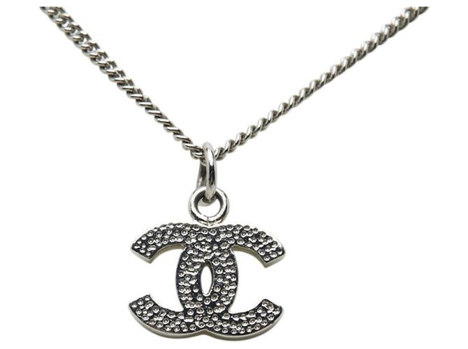 Collana Chanel Coco Mark Argento - vista 3