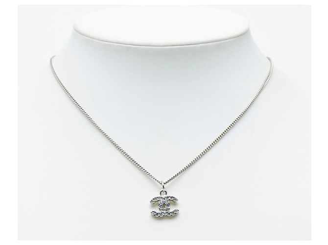 Collana Chanel Coco Mark Argento - vista 7