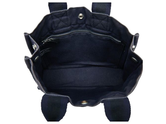 Hermès Borsa a mano Hermes Fourre-Tout PM Tote Bag Nero Porpora - vista 7