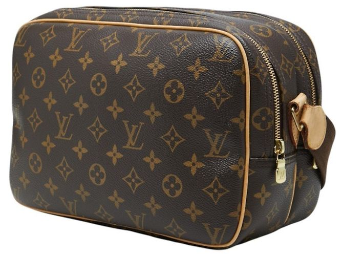 Borsa a tracolla Louis Vuitton Monogram Reporter PM Marrone - vista 2