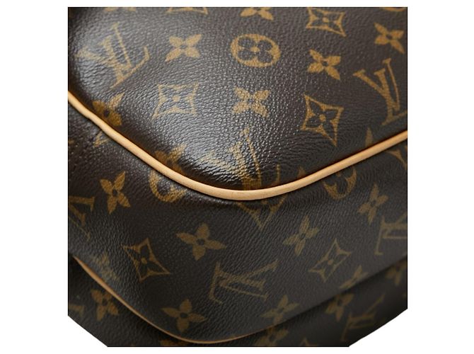 Borsa a tracolla Louis Vuitton Monogram Reporter PM Marrone - vista 6