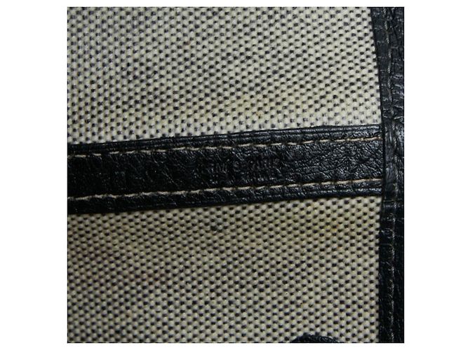 Hermès Sac cabas Hermes Garden Party PM Noir Beige - vue 11