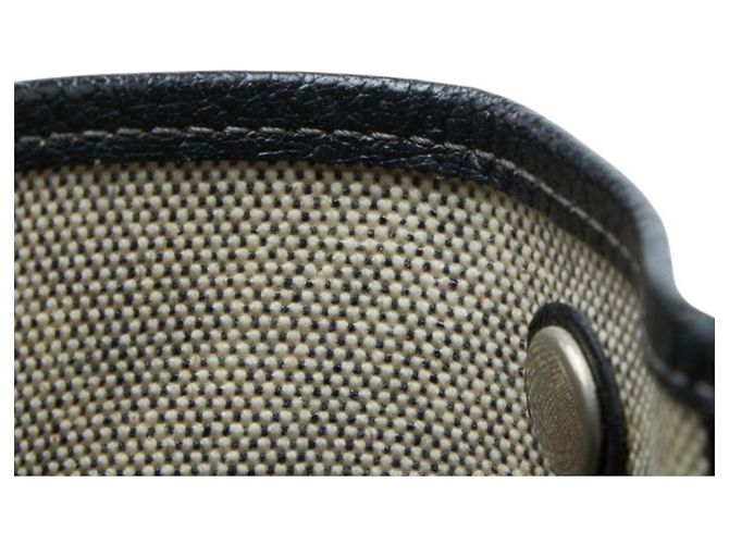 Hermès Sac cabas Hermes Garden Party PM Noir Beige - vue 9