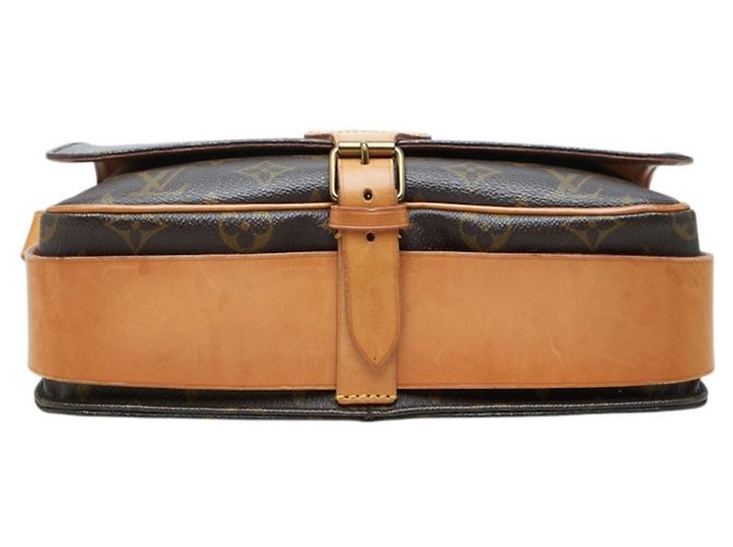Borsa a tracolla Louis Vuitton Monogram Cartouchiere GM Marrone - vista 3