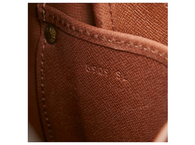 Borsa a tracolla Louis Vuitton Monogram Cartouchiere GM Marrone - vista 8
