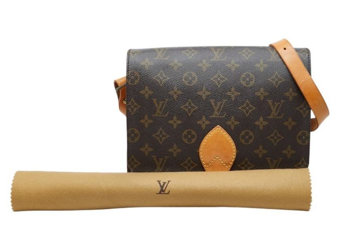 Borsa a tracolla Louis Vuitton Monogram Cartouchiere GM Marrone - vista 9