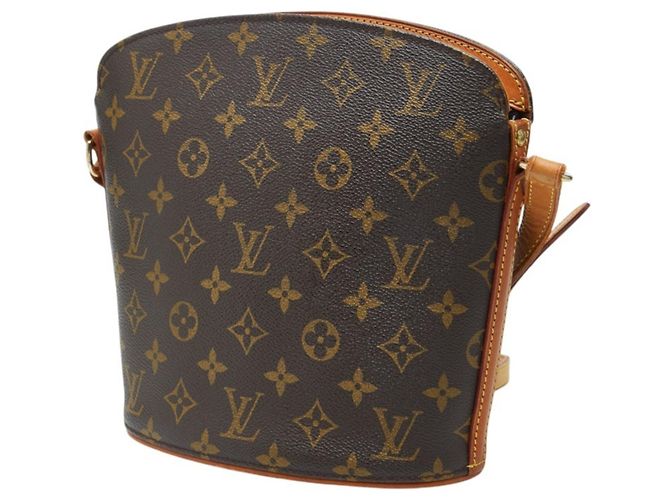 Louis Vuitton Monogram Druot Crossbody Shoulder Bag Braun - Ansicht 2