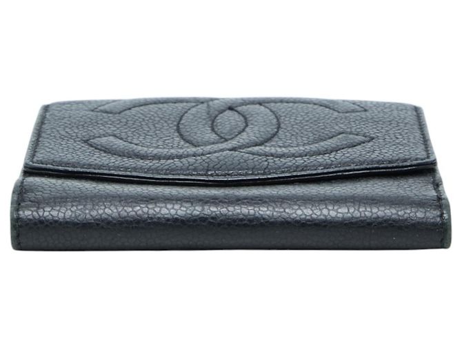 Cartera bi-fold Chanel Coco Mark Negro - vista 3