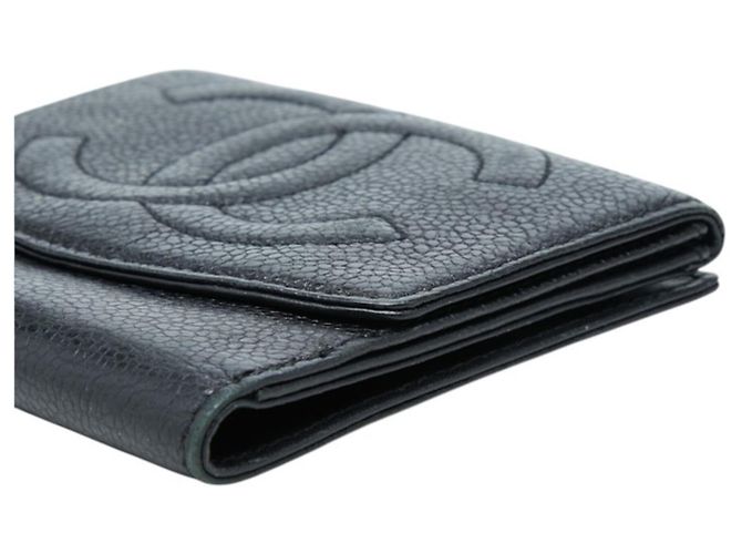 Cartera bi-fold Chanel Coco Mark Negro - vista 4