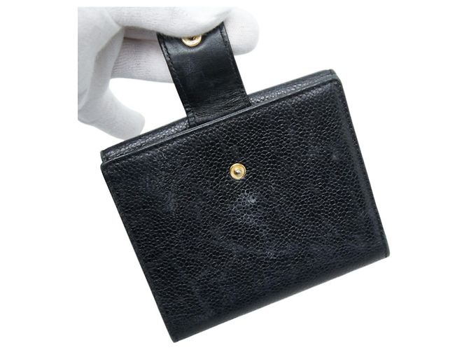 Cartera bi-fold Chanel Coco Mark Negro - vista 6