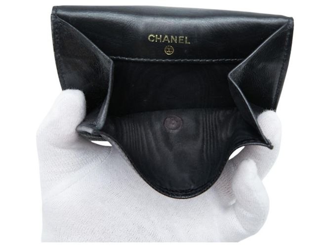 Cartera bi-fold Chanel Coco Mark Negro - vista 9