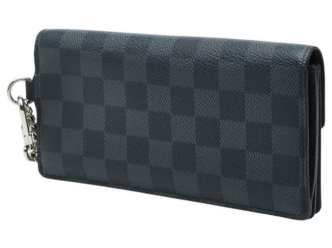 Louis Vuitton Damier Graphite Portefeuille Accordion Long Wallet Nero - vista 2