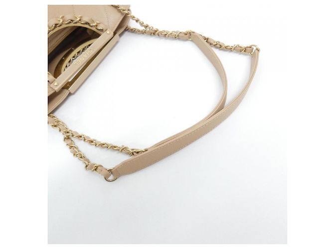 Borsa a tracolla Chanel AS1468 Beige - vista 7