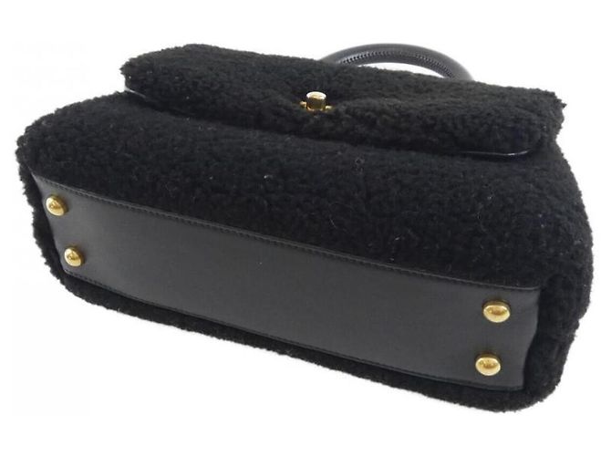 Borsa Chanel 92990 in pelle di vitello nera Nero - vista 3