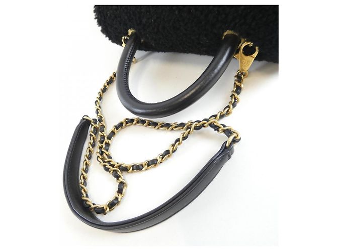 Borsa Chanel 92990 in pelle di vitello nera Nero - vista 7