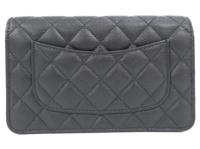 Cartera con cadena Chanel AP3580 Negro - vista 2
