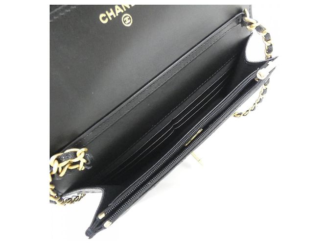 Cartera con cadena Chanel AP3580 Negro - vista 7