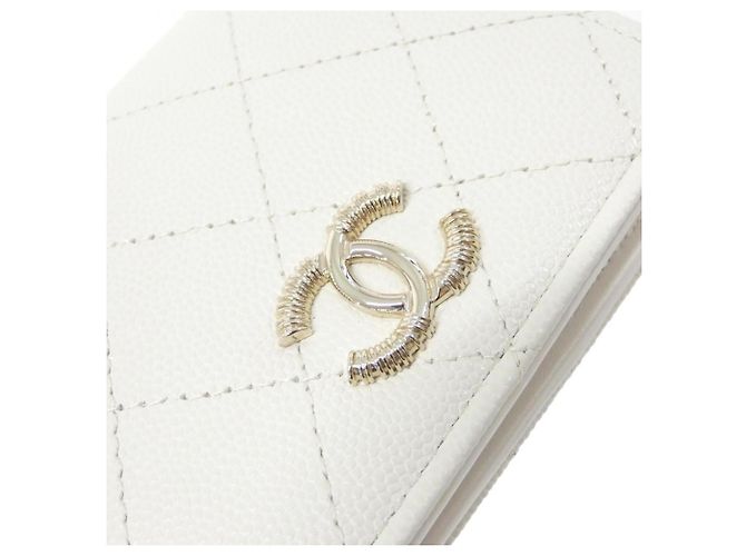 Timeless Portafoglio bi-fold Chanel AP2511 Bianco - vista 6