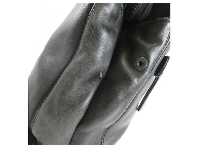 Borsa Chanel 14305 in pelle d'agnello nera Nero - vista 5