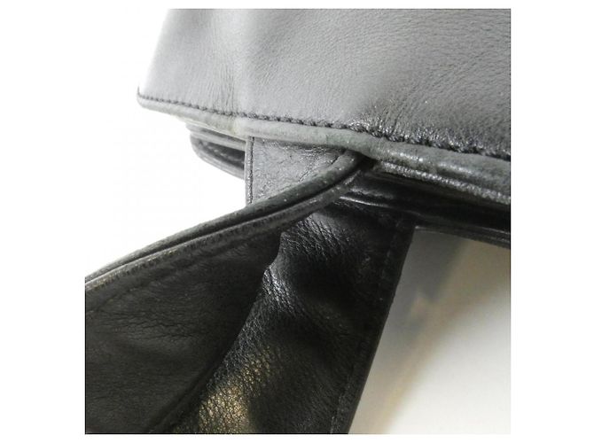 Borsa Chanel 14305 in pelle d'agnello nera Nero - vista 8