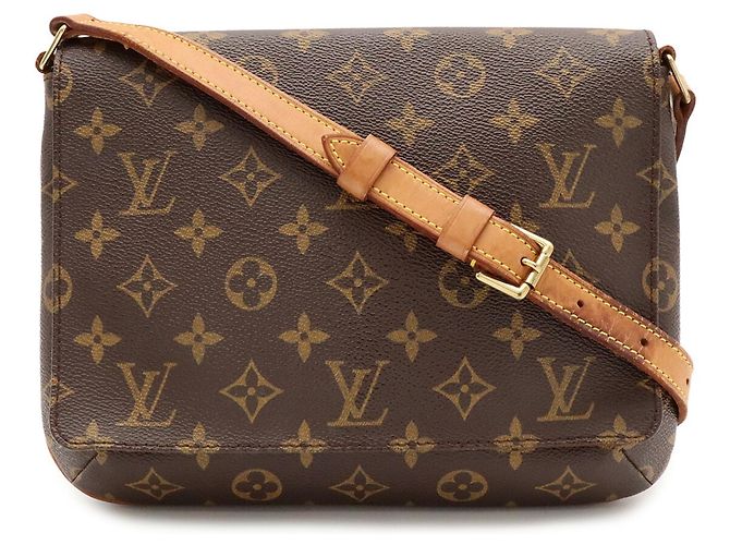 Louis Vuitton Monogram Musette Tango Schultertasche Braun - Ansicht 2