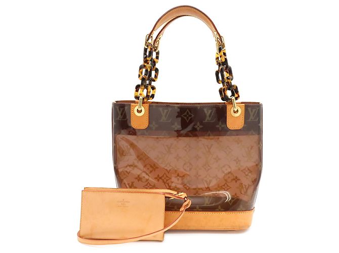 Louis Vuitton Monogram Vinyl Cabas Ambre PM Tragetasche Braun - Ansicht 2