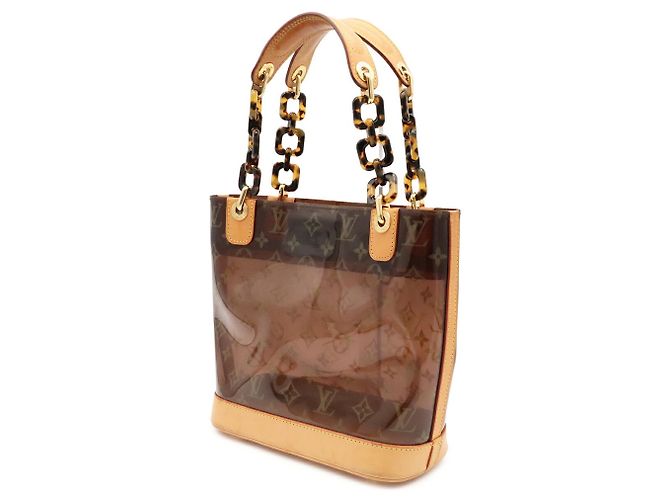 Louis Vuitton Monogram Vinyl Cabas Ambre PM Tragetasche Braun - Ansicht 3