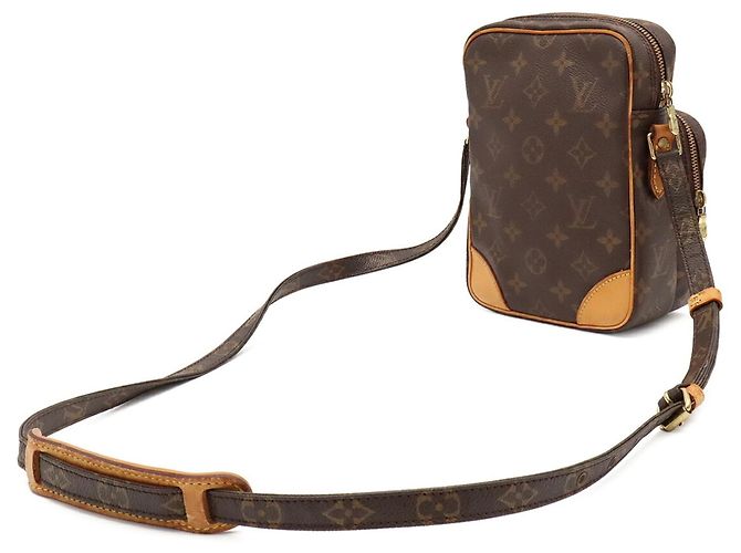 Louis Vuitton Monogram Amazon Schultertasche Pochette Braun - Ansicht 3