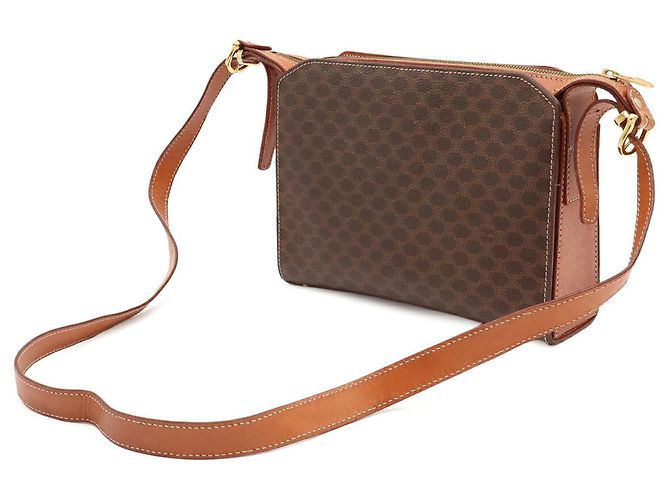 Céline Bolso de hombro Celine Macadam Castaño Marrón oscuro - vista 3
