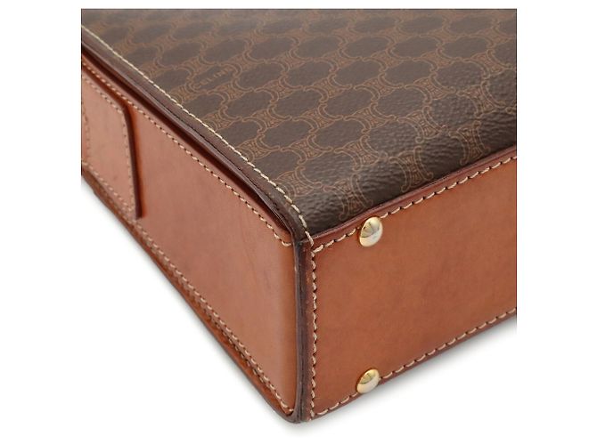 Céline Bolso de hombro Celine Macadam Castaño Marrón oscuro - vista 4