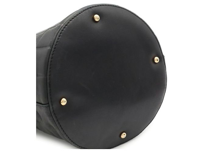 Borsa a tracolla Chanel Chocolate Bar in pelle nera Nero - vista 6