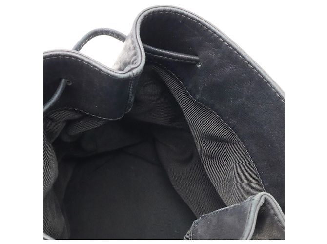 Borsa a tracolla Chanel Chocolate Bar in pelle nera Nero - vista 9