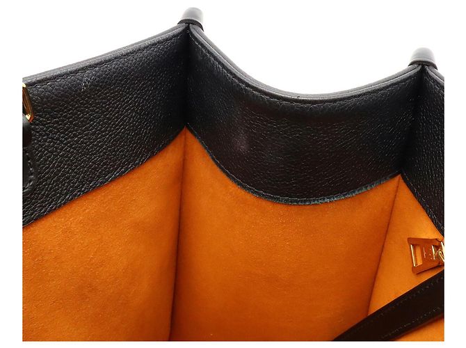 Borsa Tote Louis Vuitton Monogram Empreinte OnTheGo MM Nero - vista 9