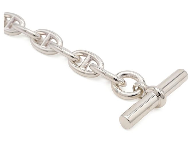 Hermès Bracciale con Charm Hermes Chaine d'Ancre MM Silver Argento - vista 4