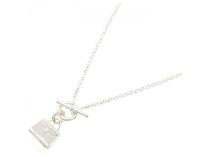 Hermès Collar Hermes Amulette Kelly Plata - vista 2