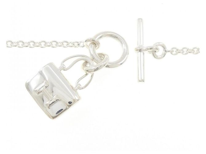Hermès Collana Amulette Constance Hermes Argento - vista 5