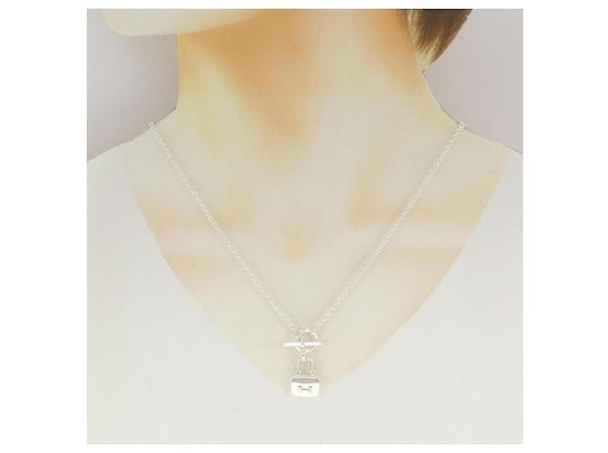 Hermès Collana Amulette Constance Hermes Argento - vista 6