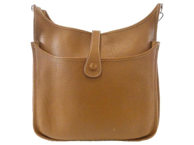 Hermès Borsa a tracolla Hermes Evelyne 3 GM Marrone - vista 2
