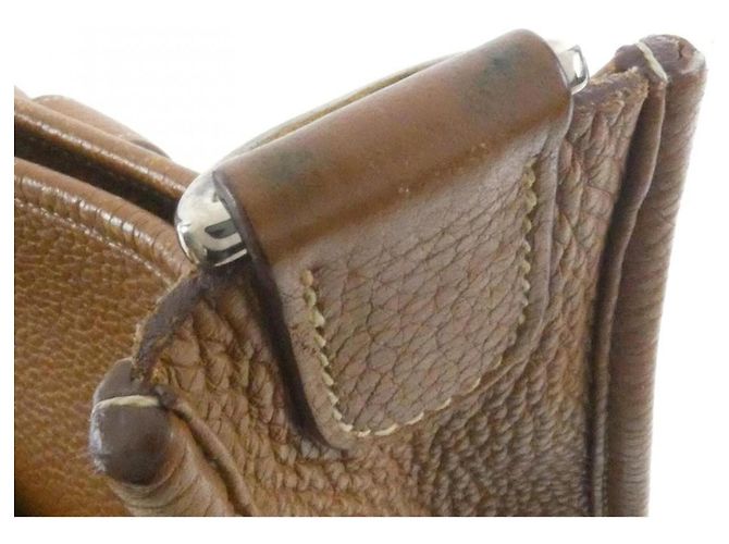 Hermès Borsa a tracolla Hermes Evelyne 3 GM Marrone - vista 6