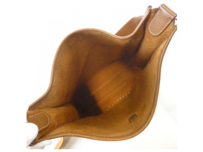 Hermès Borsa a tracolla Hermes Evelyne 3 GM Marrone - vista 8