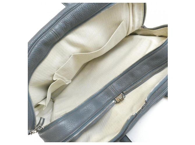 Hermès Borsa Hermes Victoria II 24H Blu - vista 7