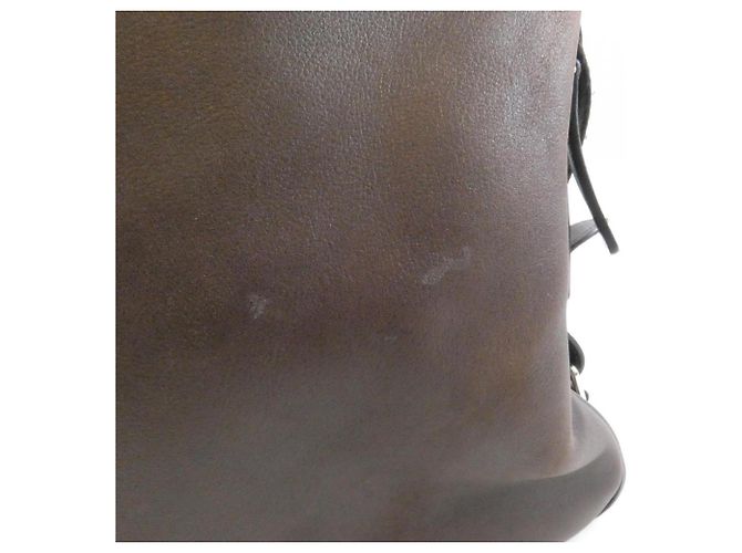 Hermès Borsa a tracolla Hermes Ebdo Reporter Marrone - vista 5