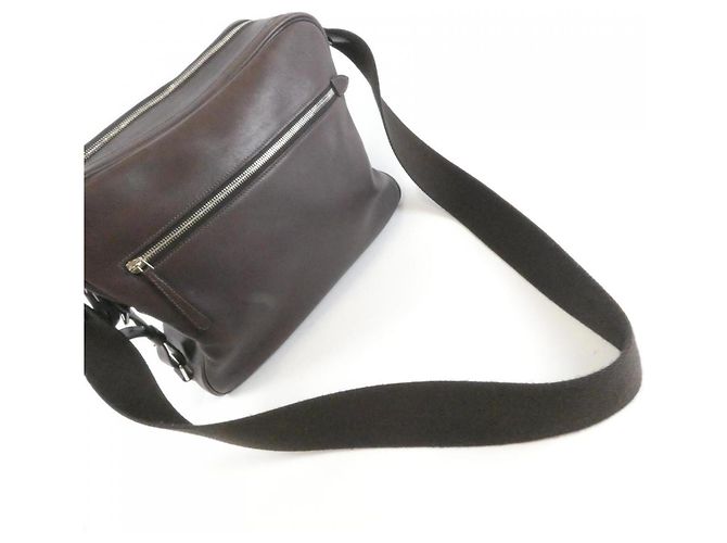 Hermès Borsa a tracolla Hermes Ebdo Reporter Marrone - vista 7